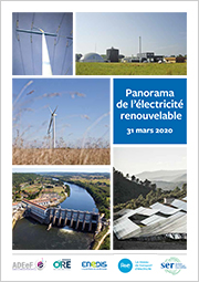 Panorama de l'électricité renouvelable au 31 mars 2020