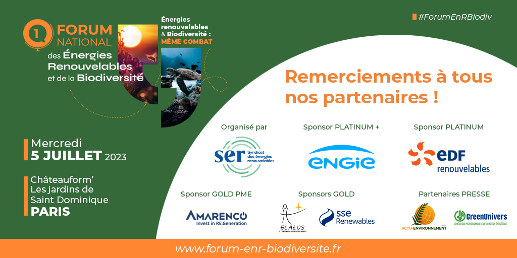 1er Forum national des EnR et de la biodiversité