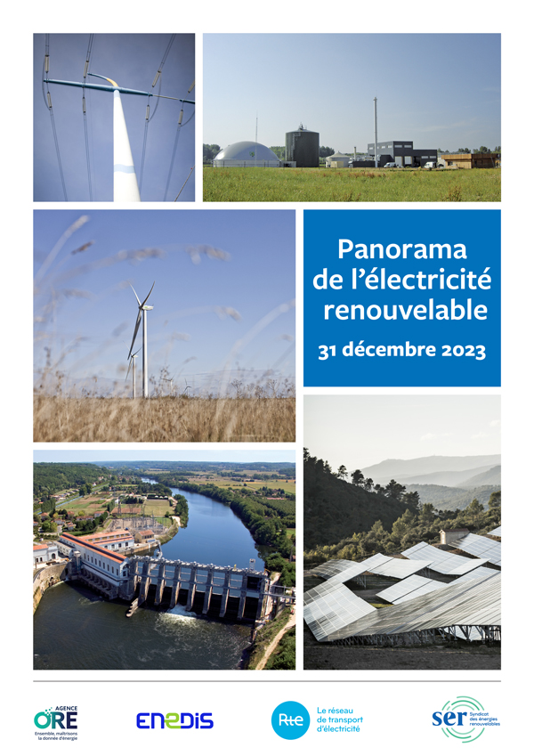 Panorama de l'électricité renouvelable au 31 décembre 2023