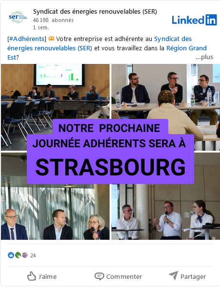 Journée adhérents du SER à Strasbourg
