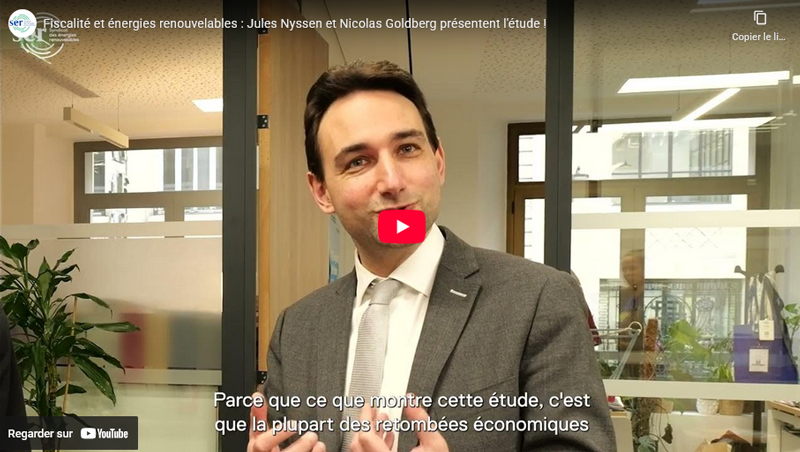 Fiscalité et énergies renouvelables : Jules Nyssen et Nicolas Goldberg présentent l'étude !